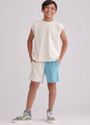 Simplicity Sewing Pattern S9801 GIRLS' AND BOYS' SWEATSHIRTS AND SHORTS-8