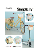 Simplicity Sewing Pattern S9804 BICYCLE BASKETS, BAGS AND PANNIERS-1