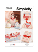 Simplicity Sewing Pattern S9809 PINCUSHION DOLLS, PROJECT ORGANIZER AND ETUI-1