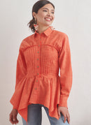 Simplicity Sewing Pattern S9821 MISSES' BLOUSE WITH COLLAR, SLEEVE AND HEMLINE VARIATIONS-2