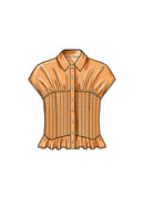 Simplicity Sewing Pattern S9821 MISSES' BLOUSE WITH COLLAR, SLEEVE AND HEMLINE VARIATIONS-5