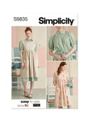 Simplicity Sewing Pattern S9835 MISSES' DRESS AND PINAFORE APRON IN TWO LENGTHS