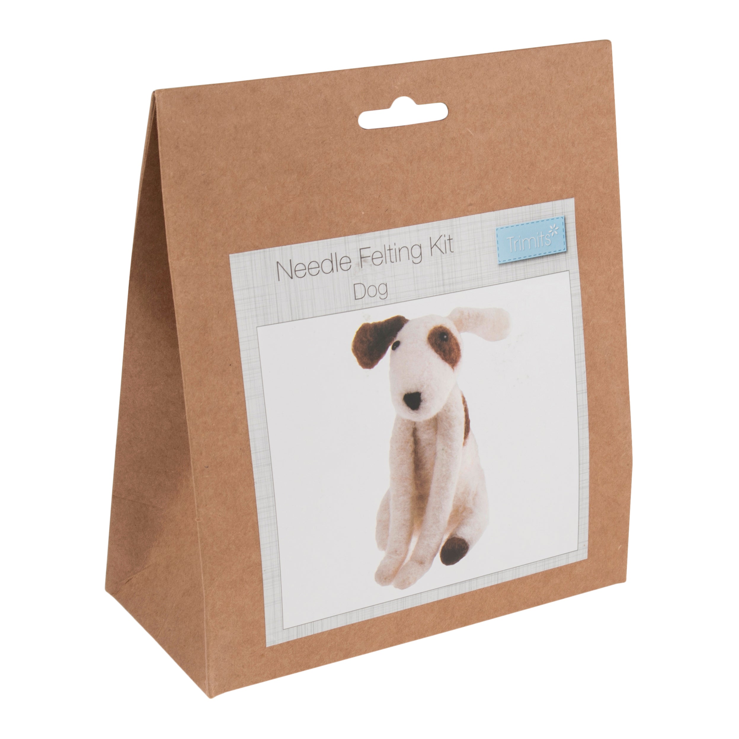 Trimits Needle Felting Kit Ð Dog, 9x11.5cm, Includes Wool, Needle, Polystyrene Shapes, Instructions