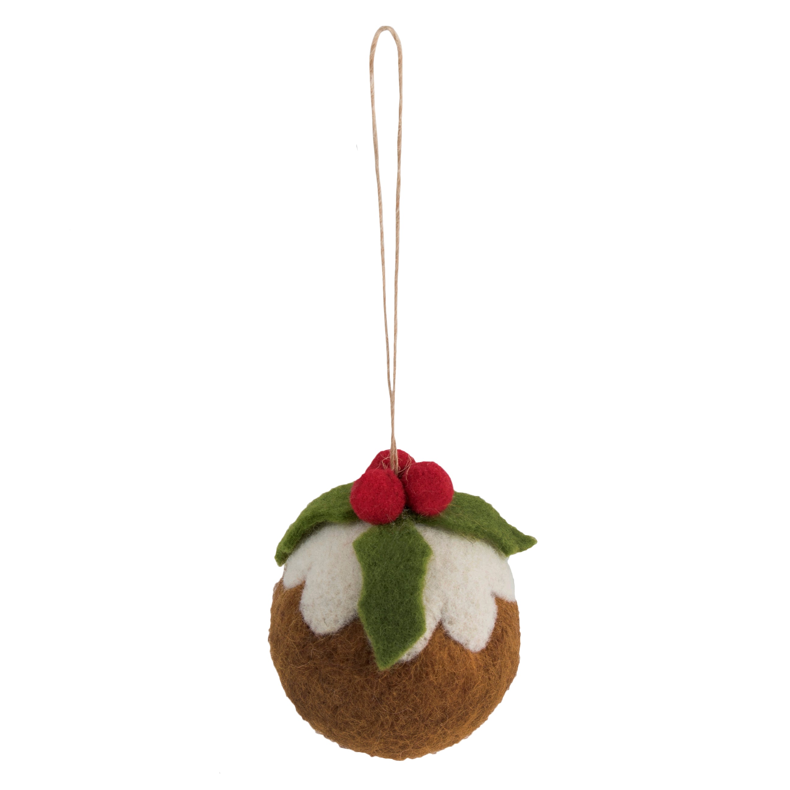 Trimits Needle Felting Kit Ð Christmas Pudding, 4.5x11.5cm, Includes Wool, Felting Needle, Polystyrene Shapes, and Instructions