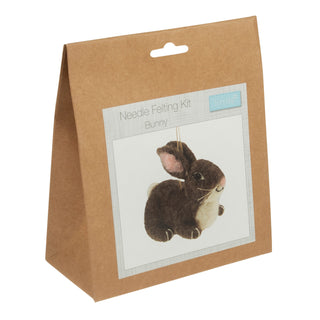 Trimits Needle Felting Kit Ð Bunny, 9x11.5cm, Includes Wool, Needle, Polystyrene Shapes, Instructions