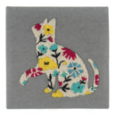 Trimits Needle Felting Kit with Frame Ð Cat, 20.3x20.3cm, Includes Wooden Frame, Felting Tool, Wool, Instructions in EN, FR, GER-1