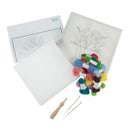 Trimits Needle Felting Kit with Frame Ð Bouquet, 20.3x20.3cm, Includes Wooden Frame, Felting Tool, Wool, Instructions in EN, FR, GER-2