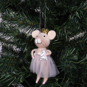 Trimits Needle Felting Kit Christmas Nordic Mouse, 4.5x11.5cm, Includes Wool, Felting Needle, Polystyrene Shapes, and Instructions