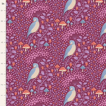 Buy sleepybird-mulberry Tilda Fabrics : 100% Cotton Quilting Hibernation Prints 2023 Collection