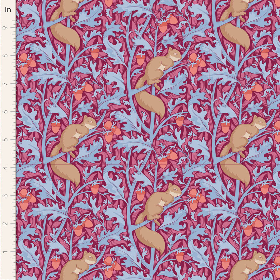 Buy squirreldream-hibiscus Tilda Fabrics : 100% Cotton Quilting Hibernation Prints 2023 Collection