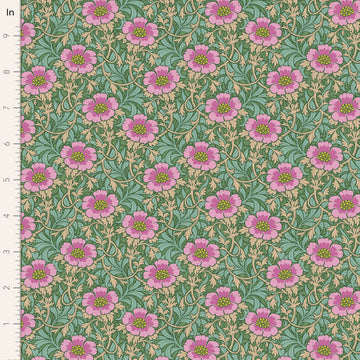 Buy winterrose-sage Tilda Fabrics : 100% Cotton Quilting Hibernation Prints 2023 Collection