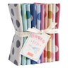 Lot de coupons de tissu en coton de qualité supérieure Tilda Chambray à pois –