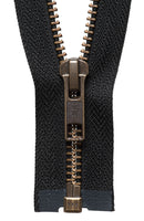 YKK Strong Metal Tooth Open End Zip: 66cm-7