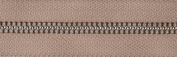 YKK Nickel Free Metal Open End Zip: 66cm