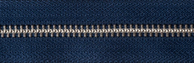YKK Nickel Free Metal Open End Zip: 66cm