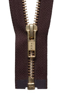 YKK Brass Metal Open End Zip: 66cm-1