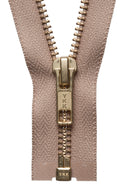 YKK Brass Metal Open End Zip: 66cm-3