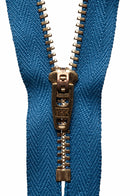 YKK Brass Jeans Zip: 15cm-7