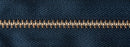 YKK Brass Jeans Zip: 15cm-6