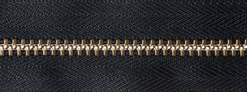 YKK Brass Jeans Zip: 15cm - 0