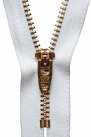 YKK Brass Jeans Zip: 18cm-8