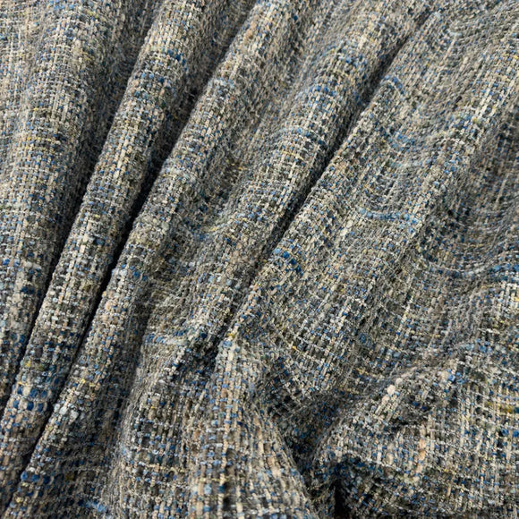 Tissu d'ameublement Arcadia, chenille tissée en vannerie, 70 000 cycles Martindale - Largeur : 150 cm - Non ignifugé - Vendu au mètre