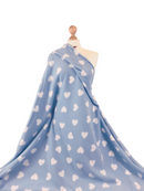 Printed Polar Fleece Fabric Skull Prints-7