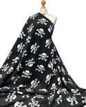 Printed Polar Fleece Fabric Skull Prints