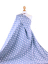 Tissu polaire imprimé - Motif pois et étoiles - Tissu chaud vendu au mètre