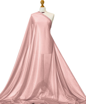 Buy baby-pink Charmeuse Lining Fabric - 2 Way Stretch Polyester Lining Fabric by the Metre