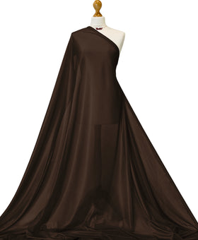 Buy brown Charmeuse Lining Fabric - 2 Way Stretch Polyester Lining Fabric by the Metre