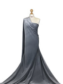 Velour Velvet 4 Way Stretch Fabric-7