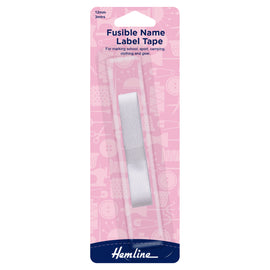 Hemline Name Label Replacement Tape - Iron-On - 3m