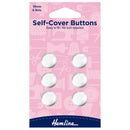 Hemline Buttons: Self-Cover: Metal Top-4