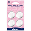 Hemline Buttons: Self-Cover: Metal Top-7