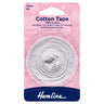 Hemline Cotton Tape: 5m x 20mm