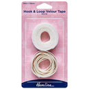 Hemline Hook & Loop Tape: Stick-On: Value Pack: 1.25m x 20mm-1