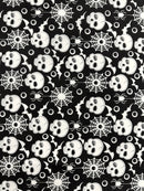 Printed Halloween Fabric Polycotton-8