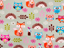 Printed Polar Fleece Fabric Animal Prints-16