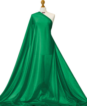 Buy jade-green Charmeuse Lining Fabric - 2 Way Stretch Polyester Lining Fabric by the Metre