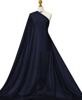 Buy navy-blue Charmeuse Lining Fabric - 2 Way Stretch Polyester Lining Fabric by the Metre