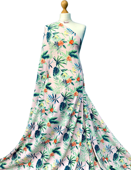 Buy nude-tropical Printed Swimwear 4 Way Stretch Fabric