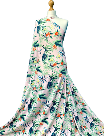 Buy nude-tropical Printed Swimwear 4 Way Stretch Fabric