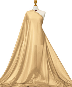Buy stone Charmeuse Lining Fabric - 2 Way Stretch Polyester Lining Fabric by the Metre