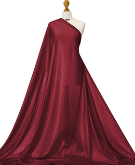 Buy red-wine Charmeuse Lining Fabric - 2 Way Stretch Polyester Lining Fabric by the Metre