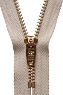 YKK Brass Jeans Zip: 10cm-10