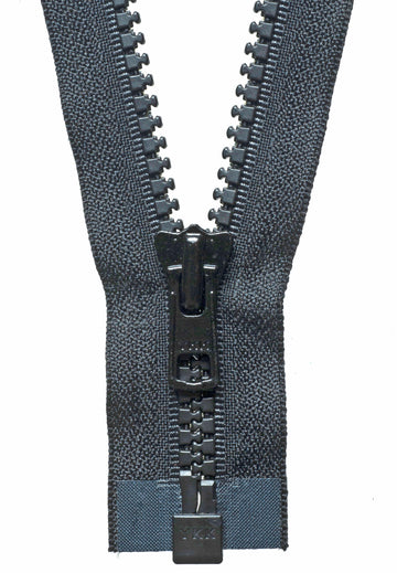 Buy black YKK Vislon Heavyweight Open End Zip: 76cm