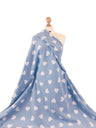 Tissu polaire imprimé - Motif cœurs - Tissu chaud vendu au mètre