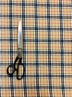 Printed Polar Fleece Fabric - Checks & Tartan Design Warm Fabric by the Metre
