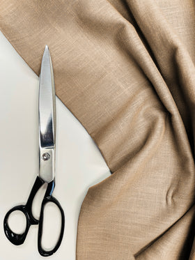 Linen Viscose Blend Fabric - Breathable Dressmaking Fabric by the Metre
